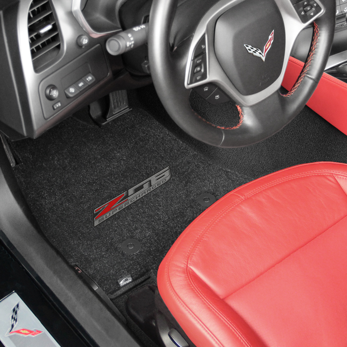 C7 Corvette Z06 Supercharged Floor Mats, Pair - Lloyds Mats